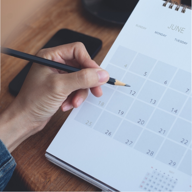 calendrier dates importantes